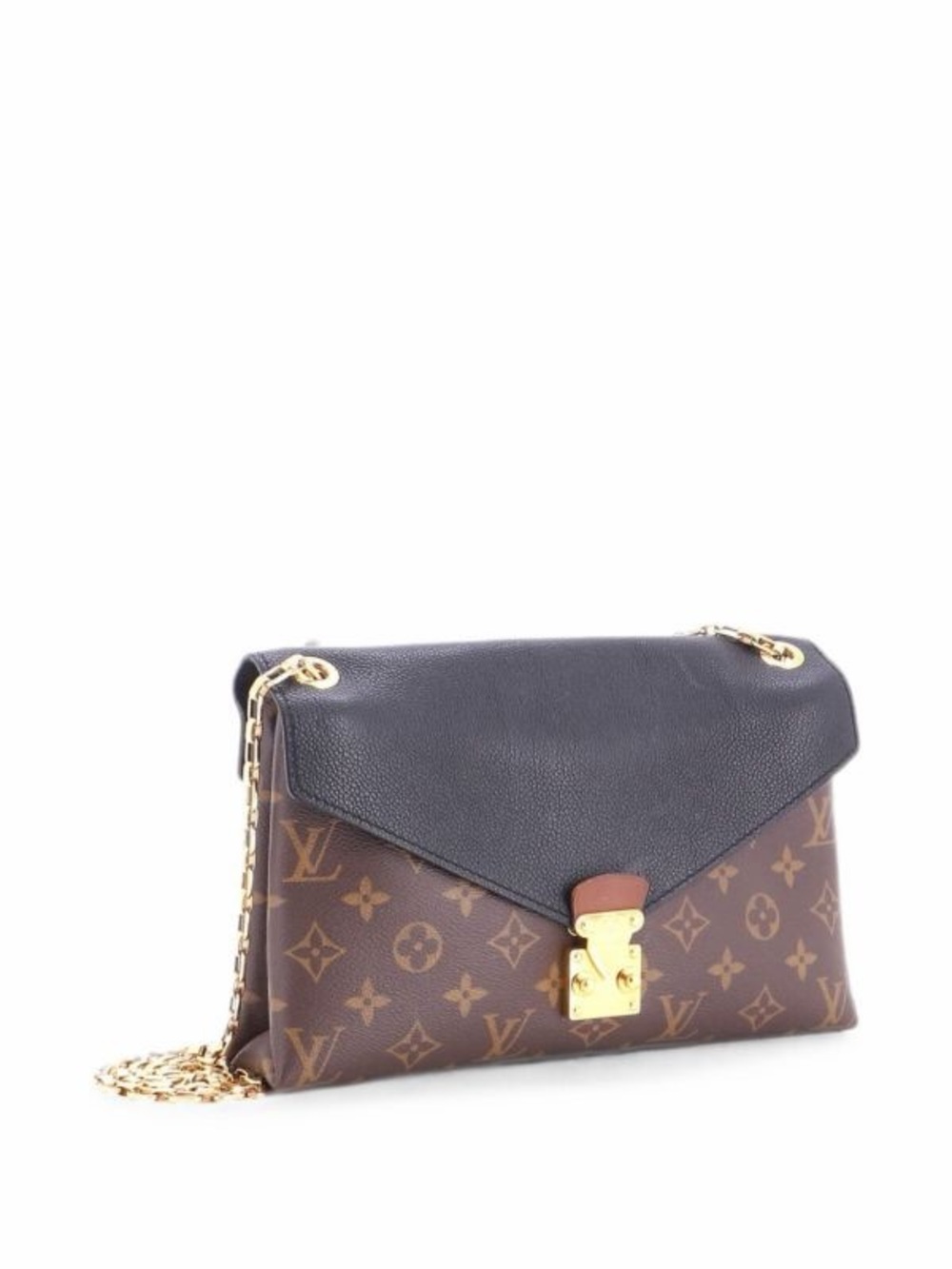 Louis Vuitton Pallas Chain Monogram Bag GUC Black Luxury Crossbody